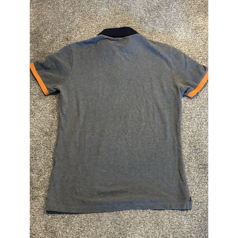 Burberry Brit Polo Men’s Size Large Grey Cotton‎ Contrast Detail Shirt - Picture 7 of 7